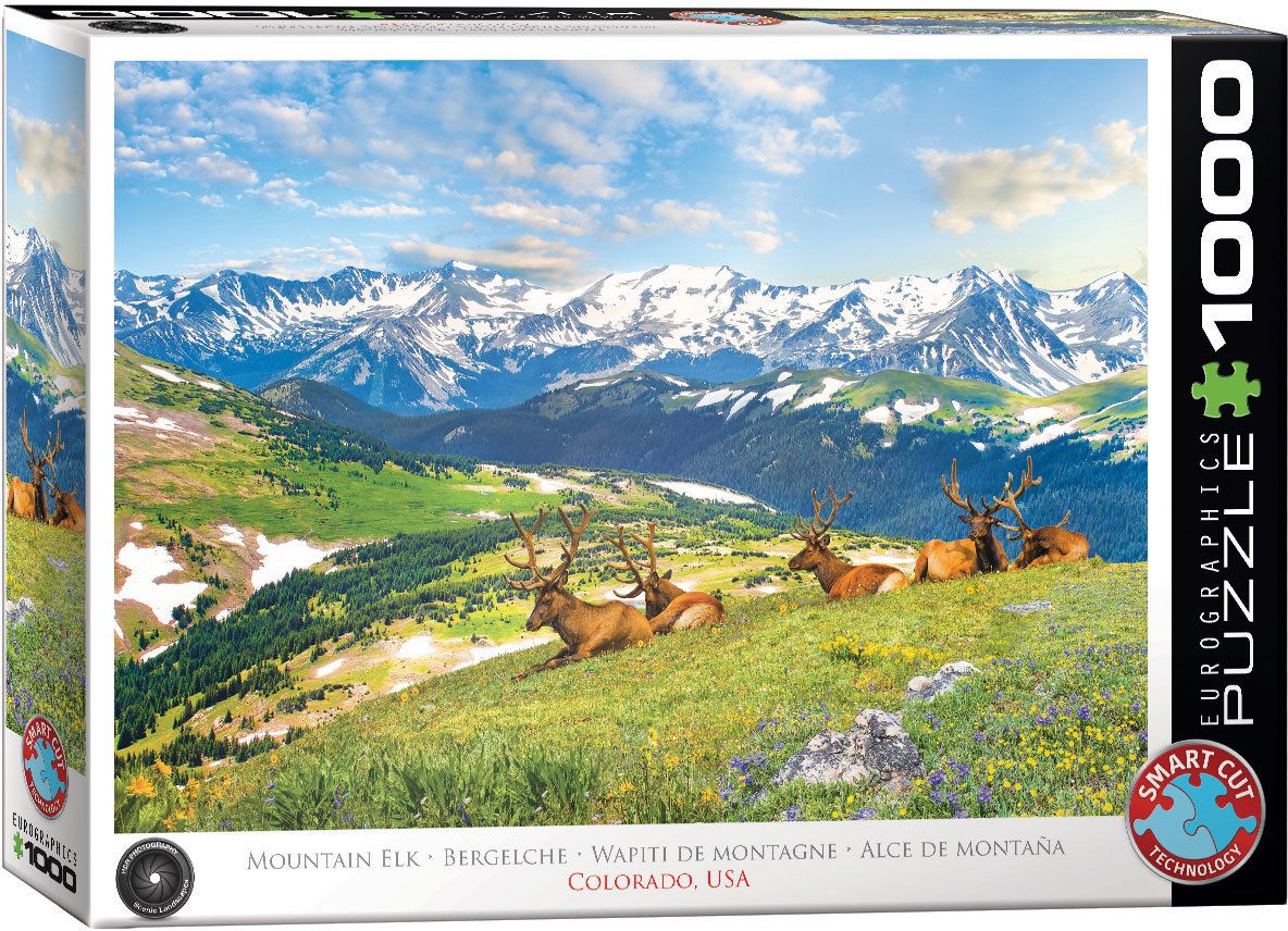 Zdjęcia - Puzzle i mozaiki Eurographics Puzzle 1000 Mountain Elks 6000-5705 
