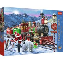 Puzzle 1000 Premium Plus XMAS Świąteczny Pociąg