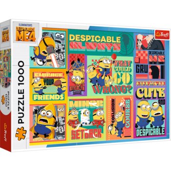 Puzzle 1000  Szalone Przygody Minionków 10820 - Trefl