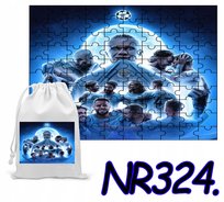 PUZZLE 110 EL. UKŁADANKA MANCHESTER CITY CHAMPIONS + WORECZEK Z NADRUKIEM