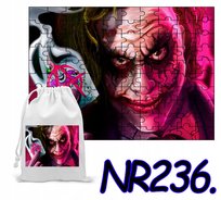 PUZZLE 120 EL. UKŁADANKA PREZENT JOKER BATMAN + WORECZEK Z NADRUKIEM
