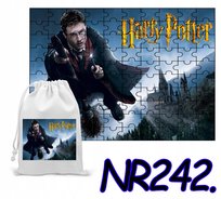 PUZZLE 192 EL.-UKŁADANKA PREZENT CZARODZIEJ RÓŻDŻLA + WORECZEK Z NADRUKIEM