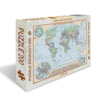 Puzzle 200 Świat Polityczny Mapa - Artglob
