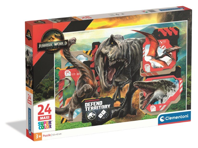 Clementoni Puzzle 24 El Maxi Super Jurassic World