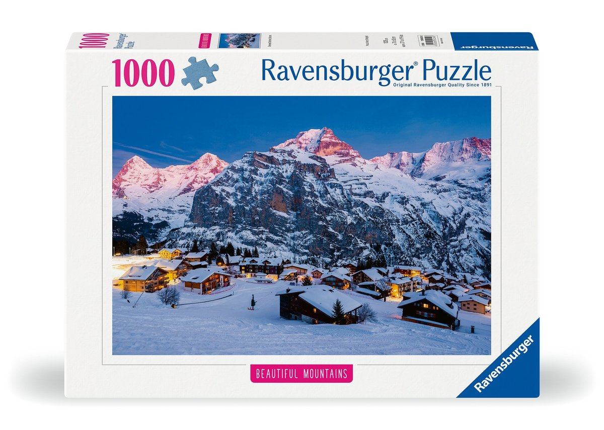 Ravensburger Puzzle 1000 Pezzi: La Valle Arcobaleno Delle Pecore - Softclick, Qualità Premium, Dai 14 Anni