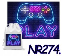PUZZLE 35 EL. UKŁADANKA DLA DZIECI PLAYSTATION GRY + WORECZEK Z NADRUKIEM