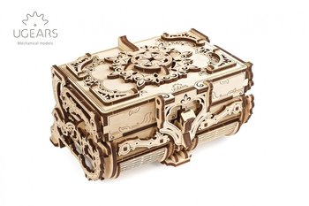 Puzzle 3D Drewniane Antyczna Szkatułka Ugears - Ugears