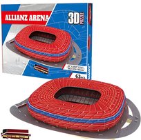 PUZZLE 3D Duży Stadion BAYERN MONACHIUM MUNCHEN Allianz Arena Układanka PRZESTRZENNE 3D / DreamPlanet
