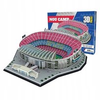 Puzzle 3D Fc Barcelona Stadion Piłkarski Camp Nou La Liga 69 Elementów
