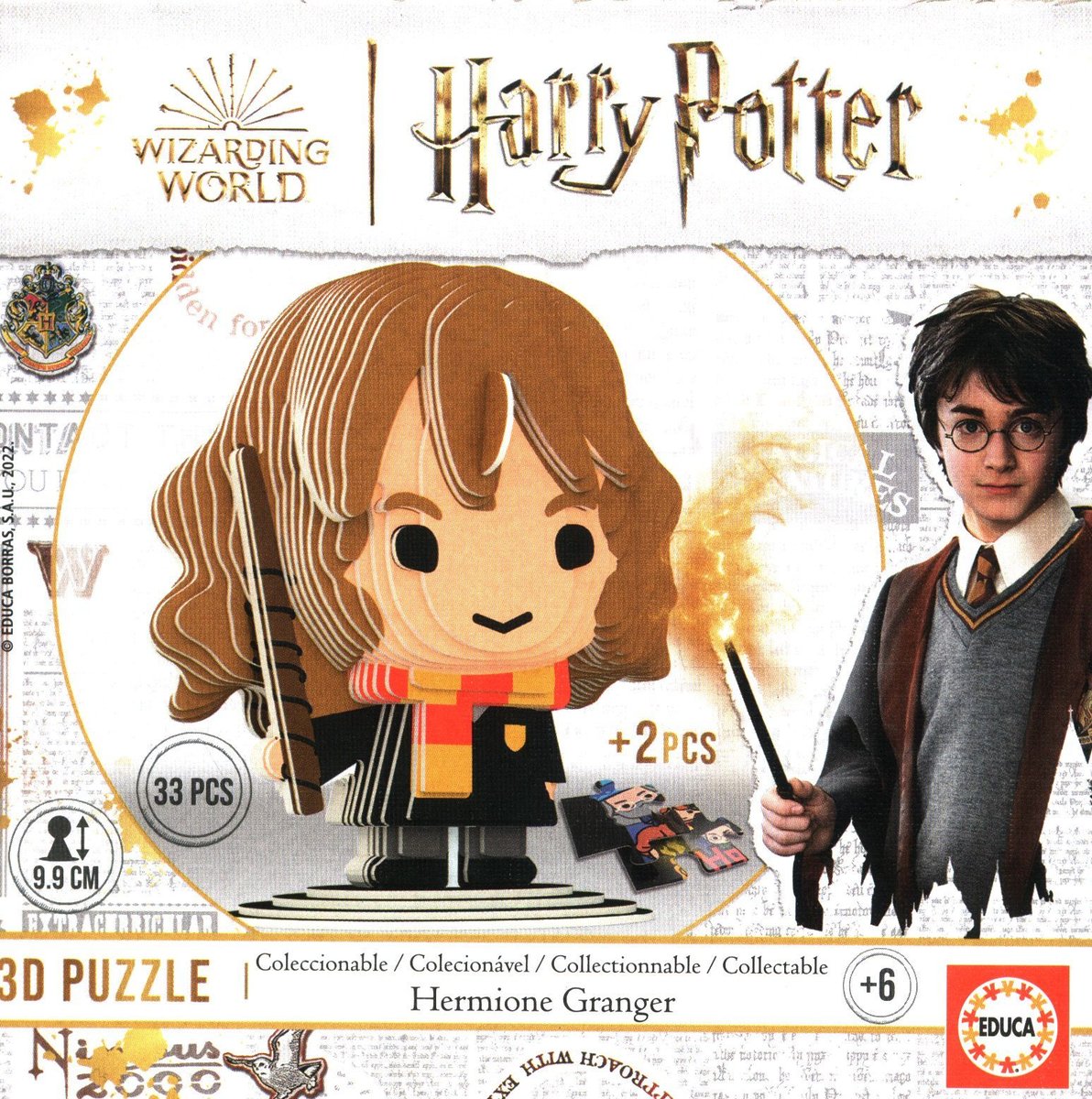 Puzzle 3D, Harry Potter Hermione Granger, 33 el. Educa Sklep