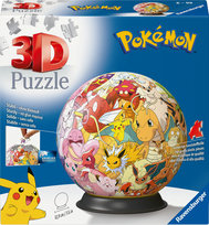 Puzzle 3D Kula Pokemon Postacie