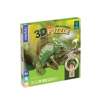 Puzzle 3D mini - Kameleon mierEdu - Inna marka