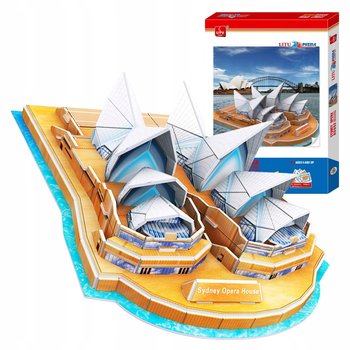 Puzzle 3D Opera w Sydney House Premium Dla Dzieci i Dorosłych 24cm 34el. - Funny