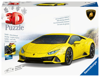 Puzzle 3D, Pojazdy, Lamborghini Huracán Evo Giallo - Ravensburger