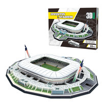 Puzzle 3D Stadion piłkarski Allianz Juventus FC Habarri 85 elementów
