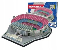PUZZLE 3D STADION PIŁKARSKI CAMP NOU FC BARCELONA LA LIGA 69 ELEMENTÓW