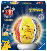 Puzzle 3D Świecąca Kula: Pokemon
