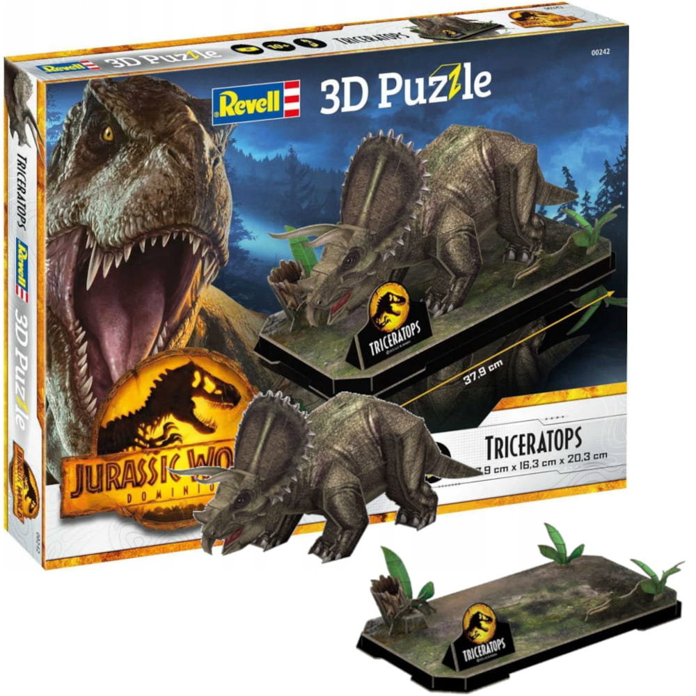 Zdjęcia - Puzzle 3D Revell  Triceratops Jurrasic World 