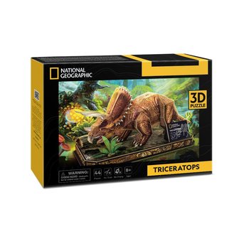 Puzzle 3D Triceratops National Geographic - National geographic