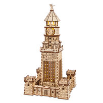 Puzzle 3D UGEARS Latarnia morska w Aleksandrii Model na baterie/ ładowarkę