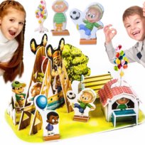 Puzzle 3D Układanka Model Z Numeracją Edukacyjne Piankowe Plac Zabaw