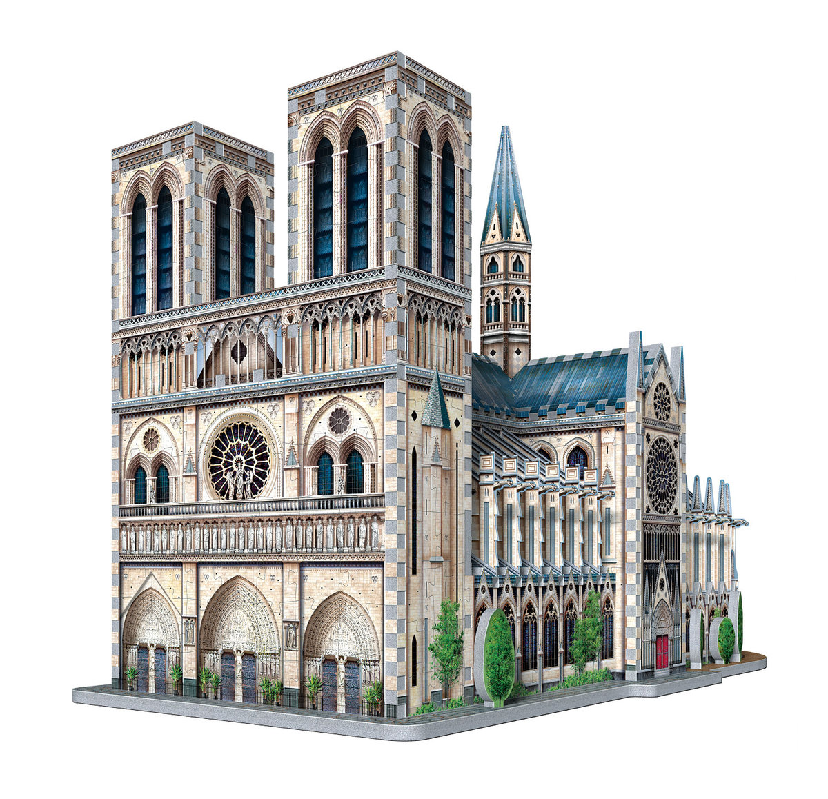 Puzzle 3D, Wrebbit, Katedra Notre Dame de Paris, 830 el.