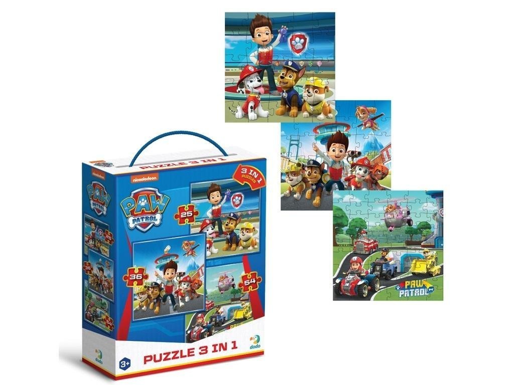 Puzzle 3w1 Psi Patrol Ready to work - Dodo | Sklep EMPIK.COM