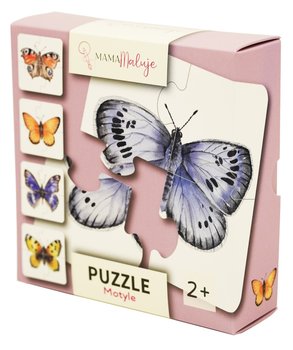 Puzzle 4 Elementowe Motyle - Mama Maluje