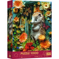 Puzzle, 40-lecie Trefl - Paper Art: Jeż, 1000 el.