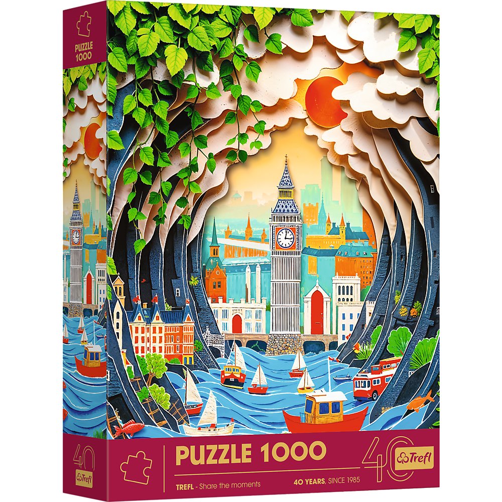 Trefl - Ballerina danzante - Puzzle 1000 pezzi - Puzzle raffigurante una ballerina danzante in