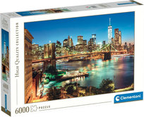 Puzzle 6000 Hq Brooklyn Bridge Lights Clementoni Clementoni