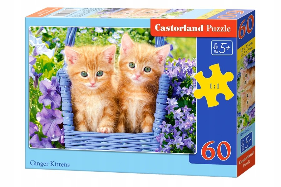 PUZZLE 60el. Rude Kotki CASTORLAND B-066247 - Castorland | Sklep EMPIK.COM