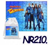 PUZZLE 96 EL. UKŁADANKA PREZENT GRZMOTOMOCNI + WORECZEK Z NADRUKIEM