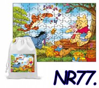 Puzzle 96 El. Układanka Prezent Kubuś Puchatek + Woreczek Z Nadrukiem