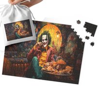Puzzle - Batman Joker Wzory Z Filmów I Gier 96El + Woreczek