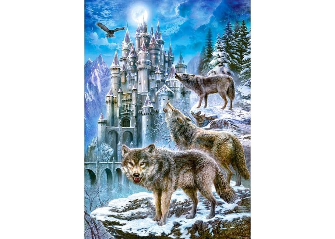 Puzzle, Castorland, Wilki i zamek, 1500 el.