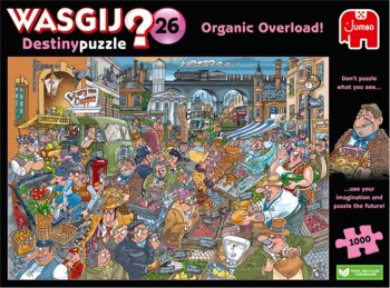 Puzzle Dla Dorosłych Wasgij Destiny26 Organic Overload! Tłumy Na Rynku 1000 - Wasgij