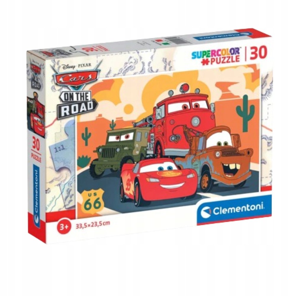 Фото - Пазли й мозаїки Disney Puzzle Dla Dzieci Auta Zygzak Cars Pixar 50 puzzli 4+ 