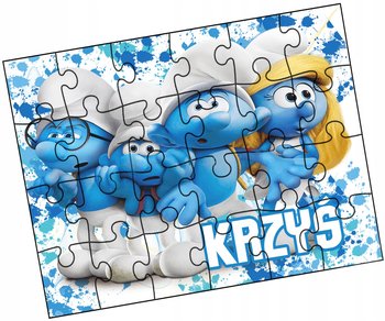 Puzzle Dla Dzieci Imię Smerfy 24E Prezent Y4 - WyczarujPrezent