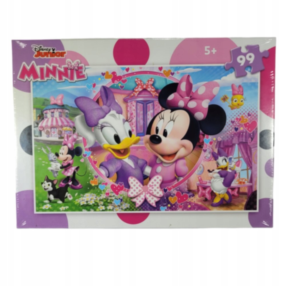 Фото - Пазли й мозаїки Disney Puzzle Dla Dzieci Myszka Minnie Puzzle 99puzzli 5+ 