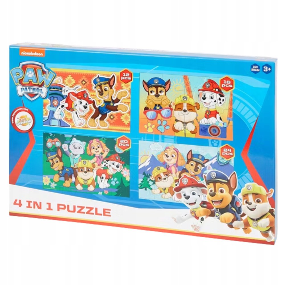 Puzzle Dla Dzieci PIS PATROL 4 w 1 chase - Disney | Sklep EMPIK.COM