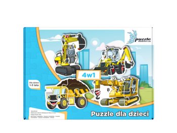 Puzzle dla dzieci Samochody i Pojazdy 02 Progresywne, 18 el. - Papillon