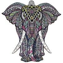 Puzzle Drewniane Antyczny Mamut XL