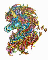 Puzzle Drewniane Baśniowy Jednorożec