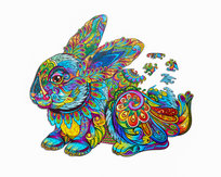 Puzzle Drewniane Baśniowy Królik