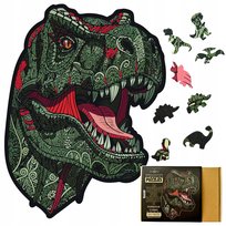 Puzzle Drewniane Dinozaury XXL DUŻE Układanka Puzzle T-rex puzzle dinozaur