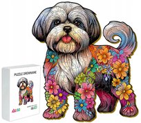 Puzzle Drewniane Dla Dzieci 144 Elementy Shih Tzu Prezent Dla Dzieci