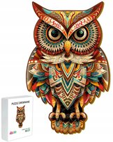 Puzzle Drewniane Dla Dzieci Dorosłych 141 Elementów Sowa Prezent Dla Dzieci