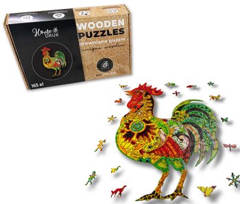 Puzzle Drewniane dla dzieci i dorosłych Kogucik 2 Cockerel 2 - HOME DRUK