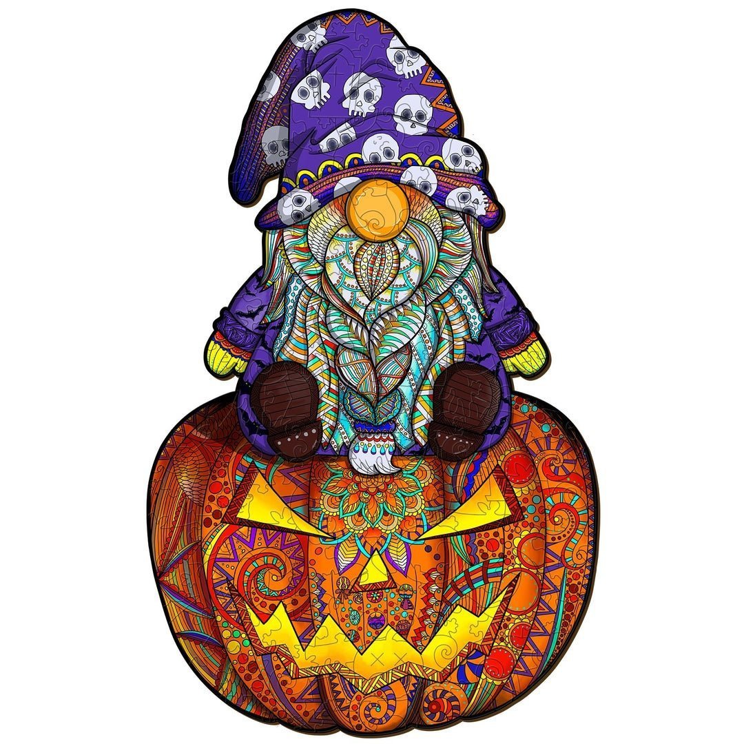 Фото - Пазли й мозаїки Puzzle Drewniane Halloweenowy Krasnal S